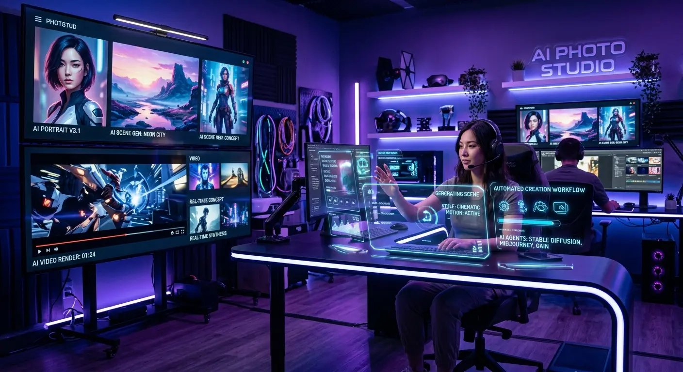 Next-Gen AI Photo Studio